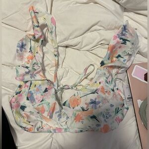 Abercrombie Floral Bikini Top